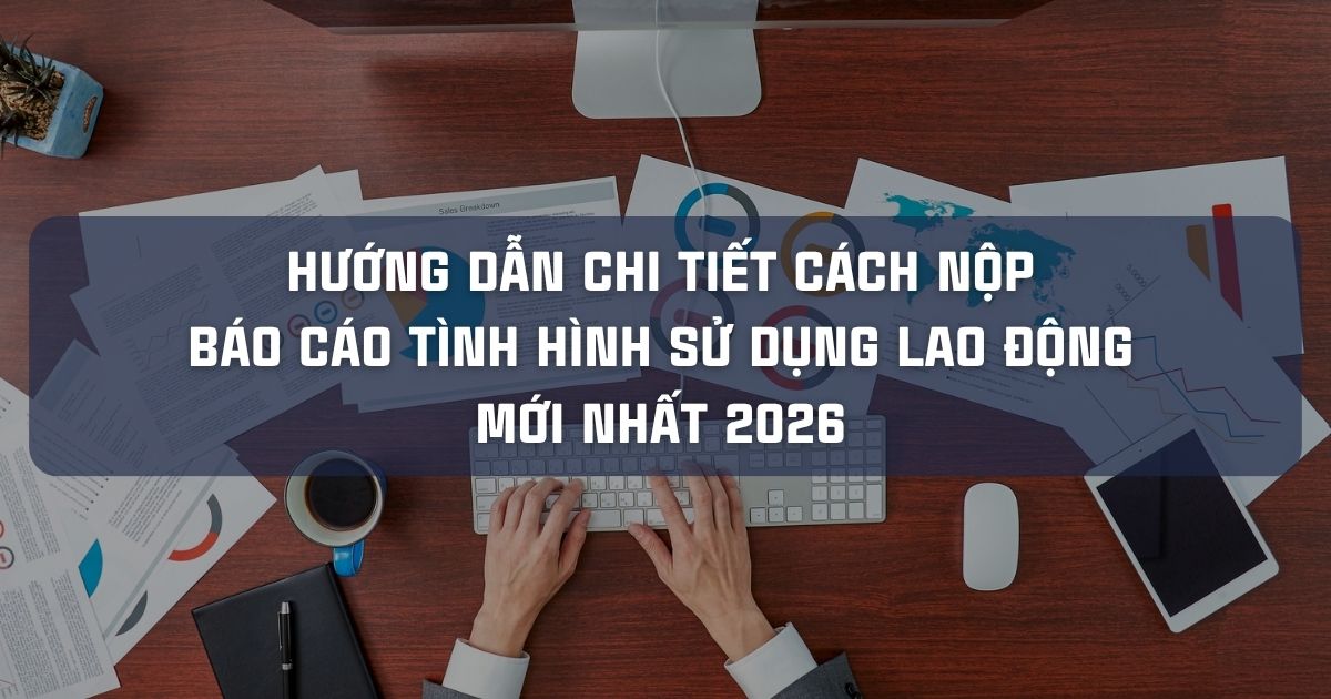 HƯỚNG DẪN CHI TIẾT CÁCH NỘP BÁO CÁO TÌNH HÌNH SỬ DỤNG LAO ĐỘNG MỚI NHẤT 2026