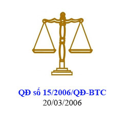 Cập nhật quyết định 15/2006/QĐ-BTC cho các phiên bản phần mềm kế toán CADS