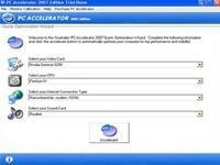 PC Accelerator Pro 2007 tăng tốc máy tính toàn diện